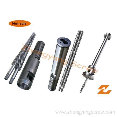 High-Production Screw and Barrel for Plastic Extruder Machine